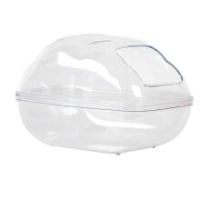 Hamster Bathtub and Sand Bath Box Transparent Habitat with