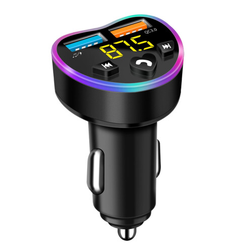 USB车载蓝牙发射器 支持QC3.0快充 FM收音功能