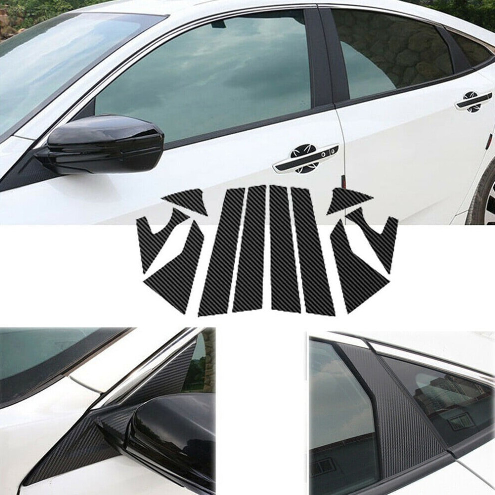 Honda Civic 10Th Gen 2016Â2019 3D Carbon Fiber Door 9180333355945