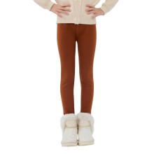 Girls Fleece-Lined Leggings Thermal Cotton Winter Pants