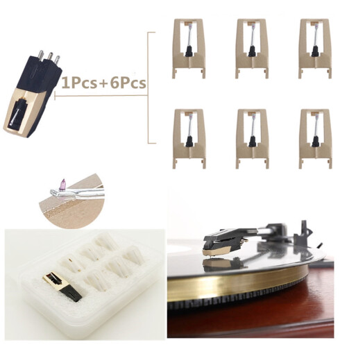 Vinyl LP record player needle replacement stylus 7-pack 1