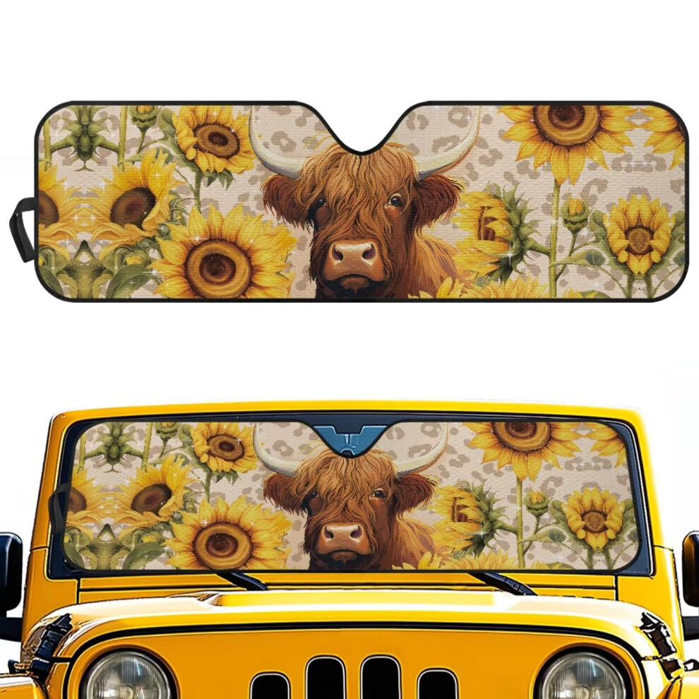 Foldable Windshield Sun Shade For Jeep Wrangler Tj/Jk/Jku 9085618593848