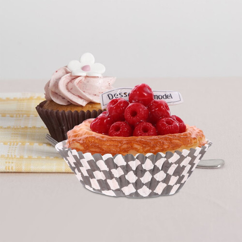 Checkered Cake Tray 7.57.53 cm 200 pcs 2