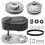 Clutch for 2-8HP Engine 2000 RPM Asymmetric Wheels Rubber 1