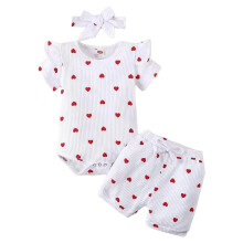 Baby Girls Sleeveless Bodysuit Set White 6-9 Months