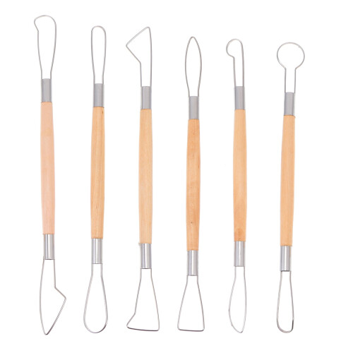 Clay Sculpting Tools Kit Air Dry Polymer Cutters 6 Pcs