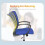 Ergonomic Mesh Office Chair with Lumbar Support and 4