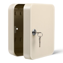 Key Storage Rack Wall-Mounted Steel Cabinet 1 Set