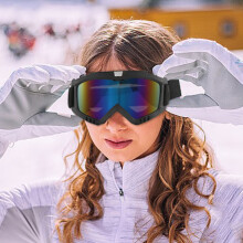 Windproof Motorcycle Goggles with Fog-Free Lens