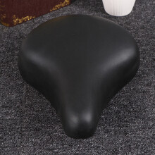 Bike Seat Saddle Ergonomic Design Black Rubber Plastic