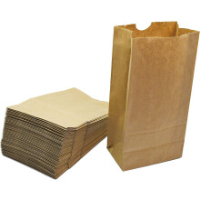 Bolsas de papel para el almuerzo, bolsas de papel para pan, bolsas para sándwiches, bolsas de papel marrón para la compra, bolsas de papel para