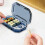 Jacenvly airtight pill organizer portable waterproof 7-day 1