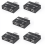 5X Φορτιστής USB2.0 Αρσενικό σε Δίδυμο Θηλυκό Dual2Port USB Dc5V Φόρτιση Διαχωριστή Hub 1
