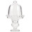Mini Glass Cake Stand with Dome Cover for Small Cakes 1