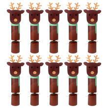 Ensemble de 10 décorations de Noël pour l'intérieur et l'extérieur, compatible avec les emballages cadeaux, les boîtes à bonbons et les formes