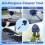 Hicaly Windshield Cleaner Tool with Extendable Handle and 3 5