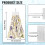 Fast-Drying Reusable Flower Hand Towels with Hanging Loop 7