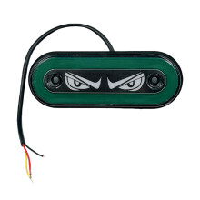 Side Marker Light Waterproof Exterior 12V/24V Green
