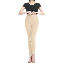 Women's Fleece-Lined Thermal Tights Beige