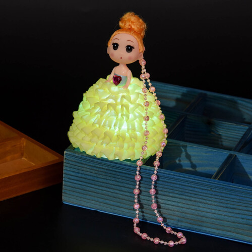 LED Luminous Doll Night Light – Yellow, Soft Glow 1