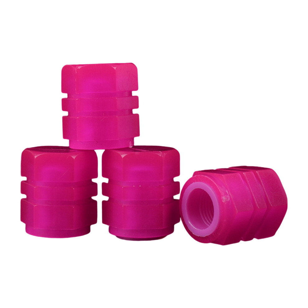Glow-In-The- Tire Valve Caps 4-Pack Dark 9104145185835