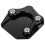 Motorcycle Kickstand Pad Aluminum Alloy Black 1