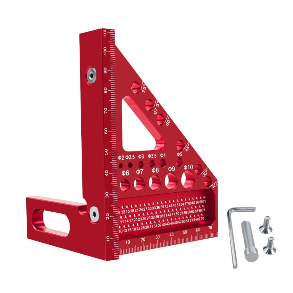 Aluminum Alloy Multi-Angle Measuring Ruler 1Pc 9104145175737