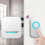 Wireless Doorbell for Home AC Plug-in Remote Chime White 2