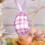 Colorful Plastic Easter Eggs Decor 2 Inch 3 Pack Purple 6
