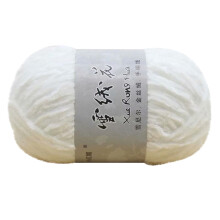 ¡Ofertas especiales! Hilo Edelweiss Gold Velvet Chenille de lana de grosor medio, color blanco, ¡liquidación de artículos para manualidades!