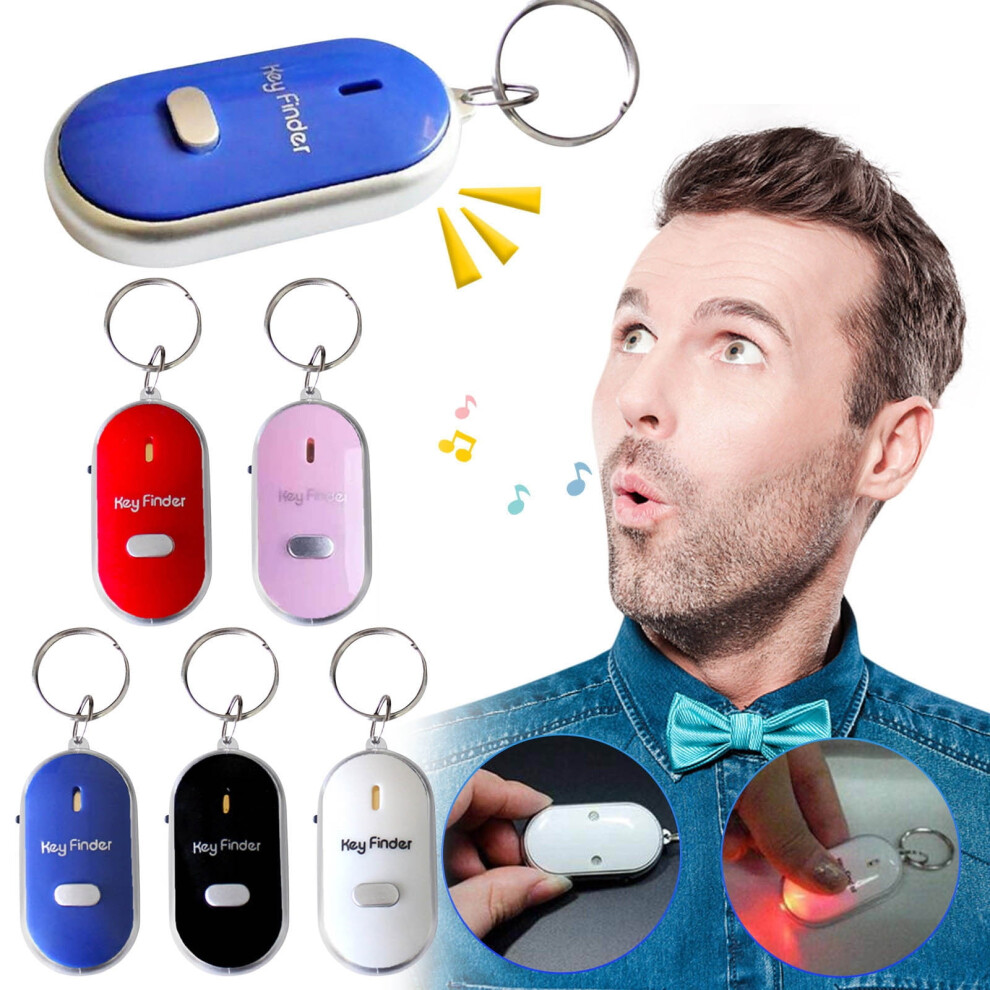 Key Finder With Whistle Activation Led Flash And Sound Light 9455834432229