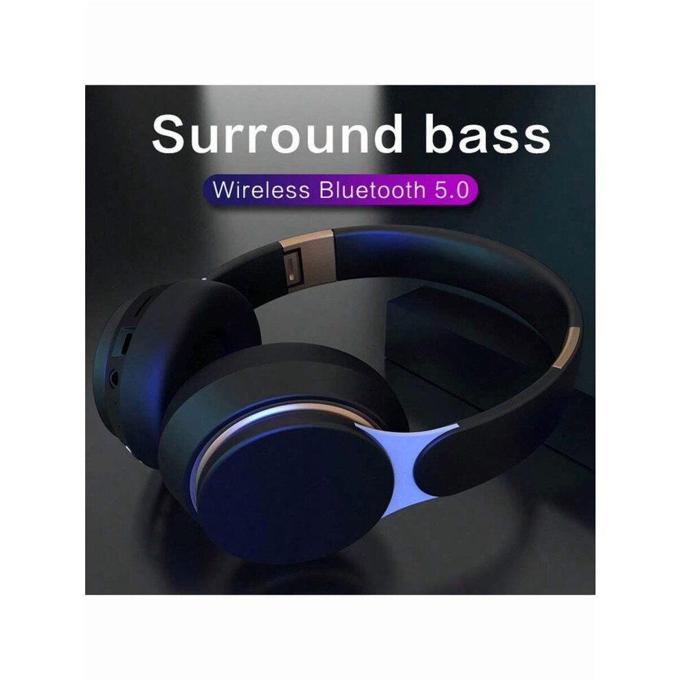 Wireless Bluetooth Over-Ear Headphones With Mic, Fm Radio, 9104145178271