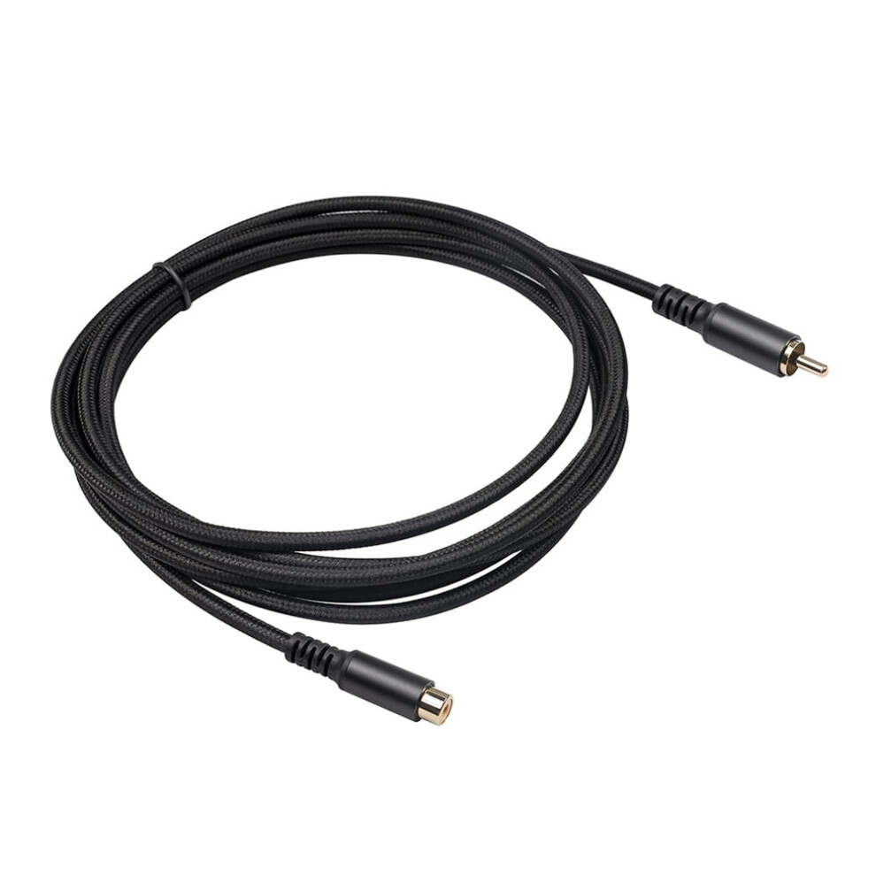Rca Male To Female Audio Video Extension Cable 6M Black 9128909456412