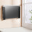 Universal Wall Mount Under Desk Mount Holder Bracket for Laptop Router Modems, Space-Saving Shelf with Screws 8
