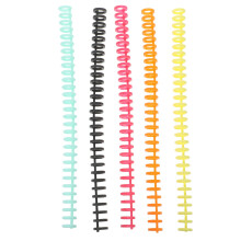 FUEENIRVA Retro Notebook Binding Spines 11-Pcs Plastic