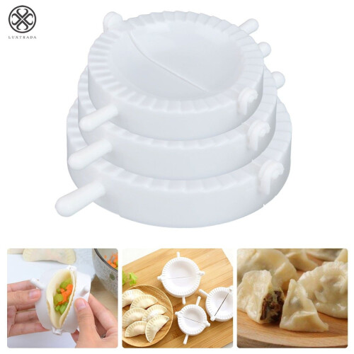 Luxtrada3Pcs3Sizes Pierogi Ravioli Empanada Maker Dumpling Press Mould Kitchen Gadgets