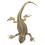Brass Lizard Figurine Desktop Ornament 1