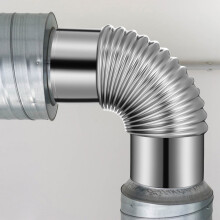 Stainless Steel Chimney Flue Flexible Anti-Leakage Easy