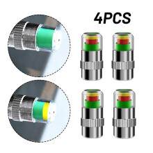 Car Tire Pressure Monitoring Valve Stem Cap Set of 4