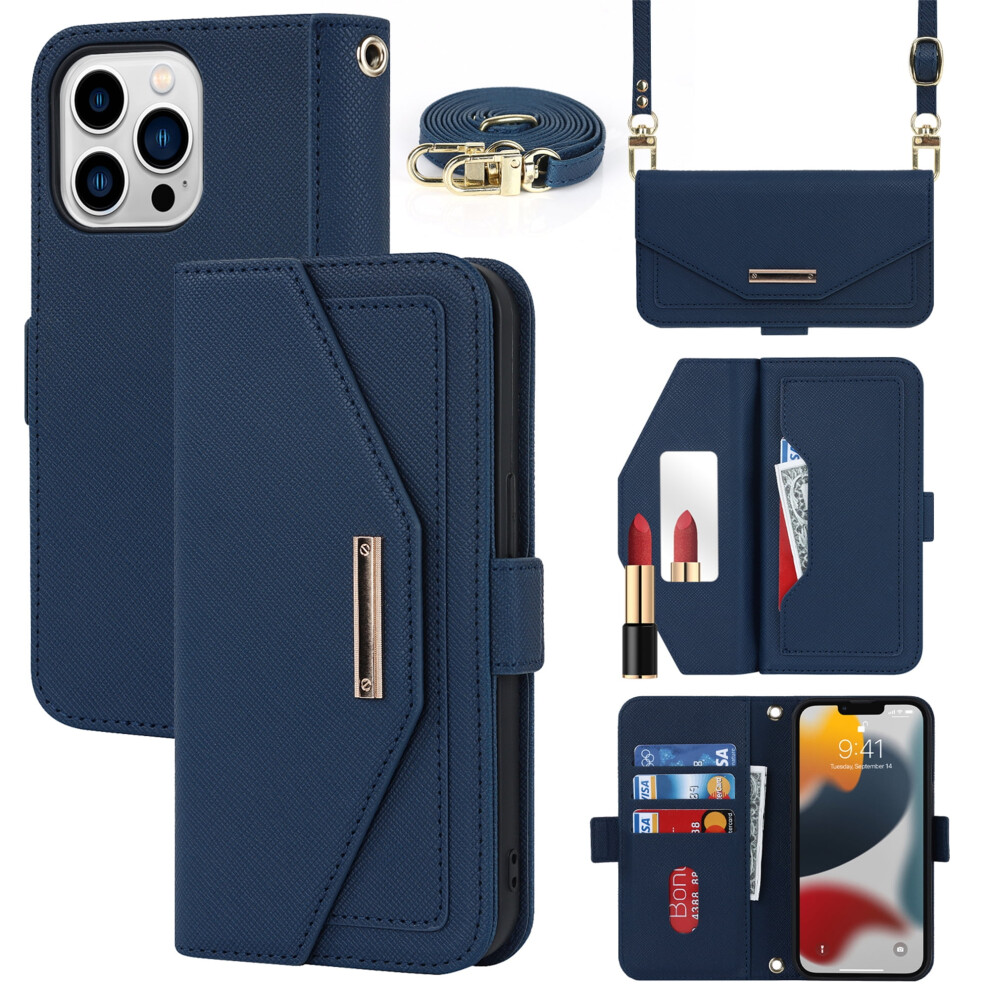 Iphone 11 Shockproof Magnetic Wallet Case Blue 9104145191065