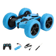 RC Stuntauto, Kinderen'S Dubbelzijdige Flip, 2.4G Afstandsbediening, 360-Graden Rotatie, Off-Road Drift RC Auto, Cadeau Blauw