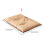 Waterproof Elevated Dog Bed for Small to Medium Dogs and 3