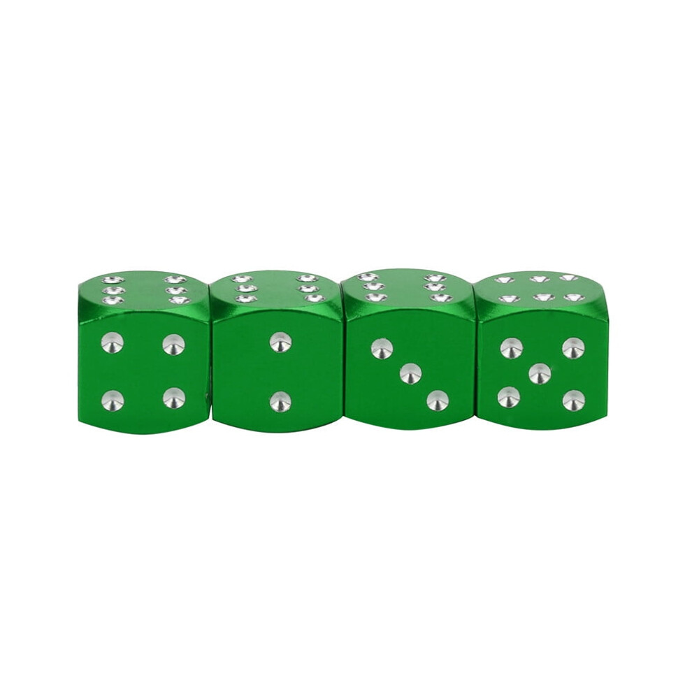 Dice Shape Car Truck Wheel Tire Air Valve Stem Cover 4Pcs 9104145190952