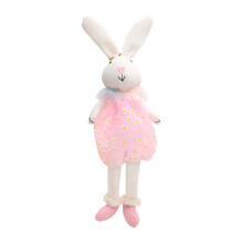 Easter Plush Bunny Decor Pink 17.3 inch