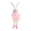 Easter Plush Bunny Decor Pink 17.3 inch 1