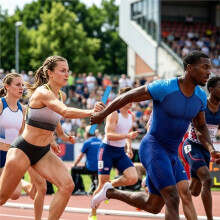 15er Pack Leichtathletik-Staffelstäbe, Weiche Schaumstoffgriffe für Laufwettkämpfe im Freien