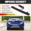 Rear Bumper Tail Light Modified Reflector Brake Fog Light for   Hatchback 2019-2023 Black 4