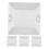 Reflective Driveway Markers White Plastic 4 pcs 7