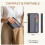 A6 Size Expanding File Folders,13 Pockets File Organizer Document Folder for Home School Pack of 2 7