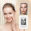 Portable Foldable UV Sunscreen Camera Test UV Mirror Sunscreen Camera Magnifying Travel Mirror with Dimmable LED Lights 6